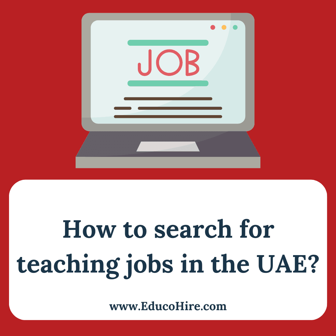 How to search for teaching jobs in the UAE?
